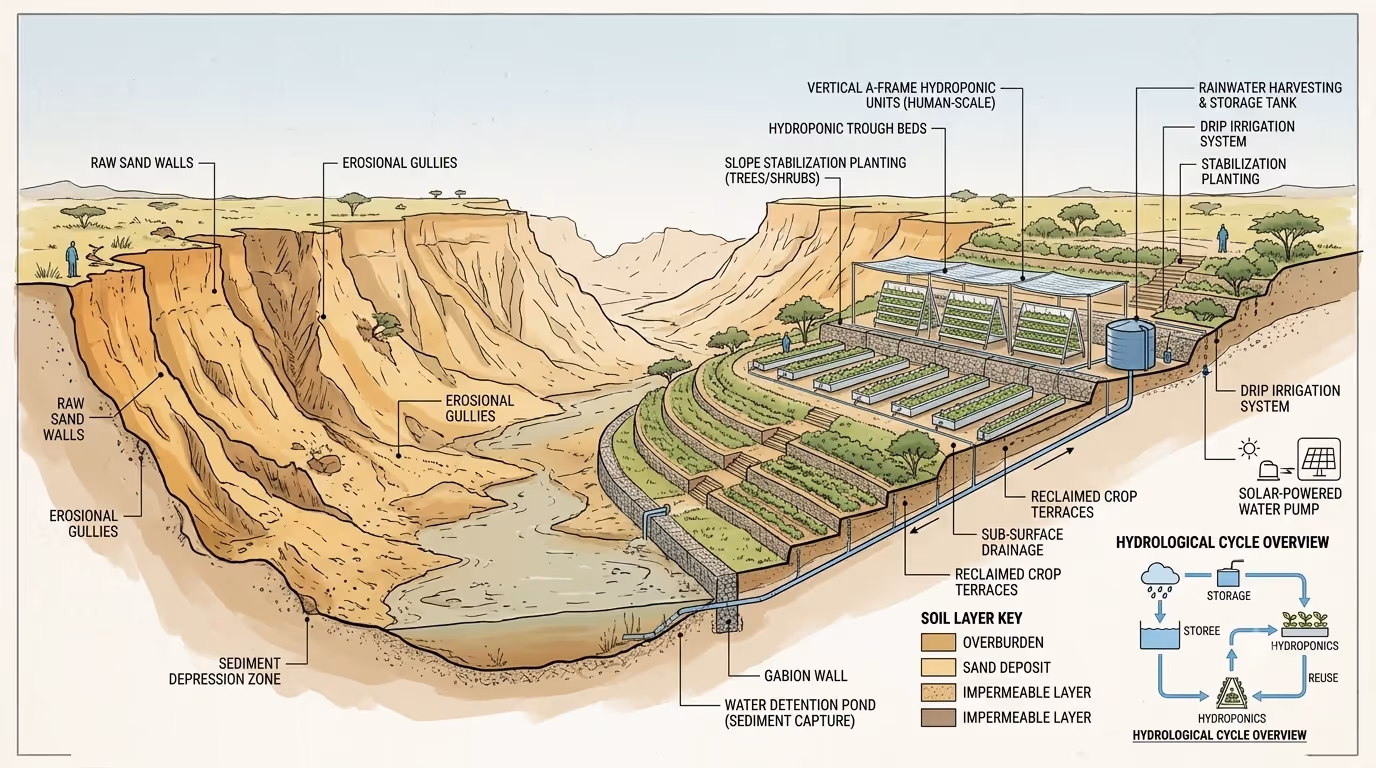 Green Leaf Kenya REALI cross-section technical illustration