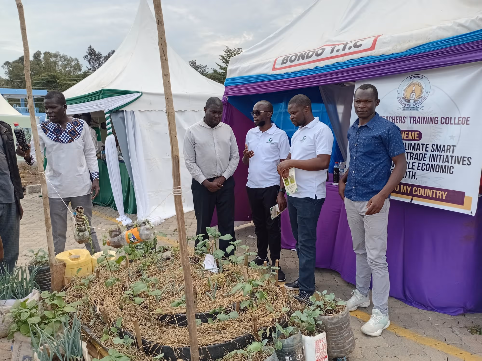 Green Leaf Kenya team assessing a mined site, July 2025
