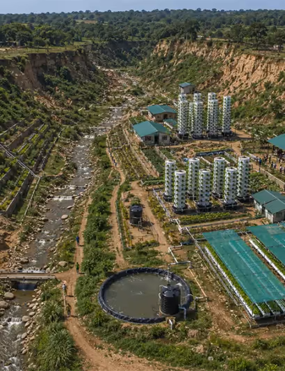 Green Leaf Kenya REALI: sustainable vertical farms in sand mines